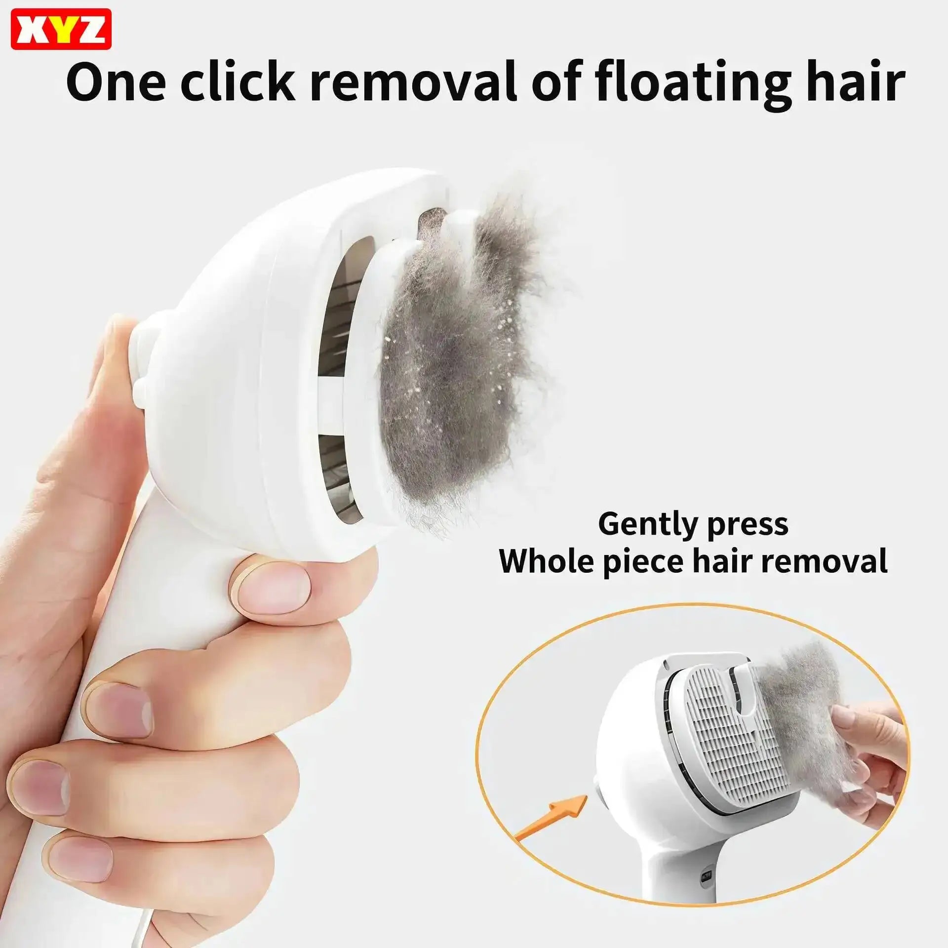 HappyPaws 3-in-1 Dog Steamer Brush
