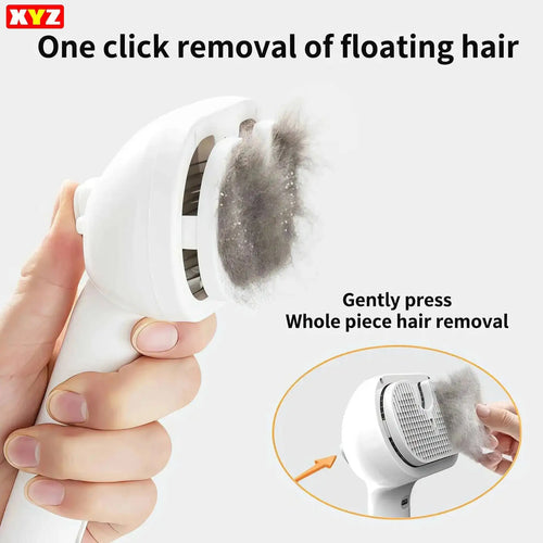 HappyPaws 3-in-1 Dog Steamer Brush