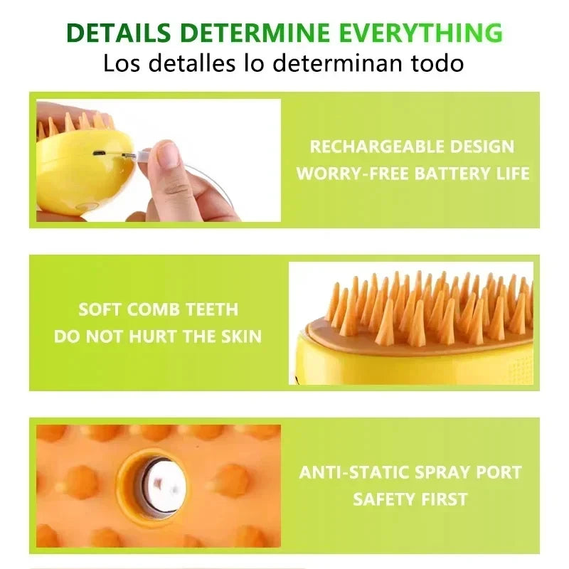 HappyPaws Soft Silicone Pet Comb