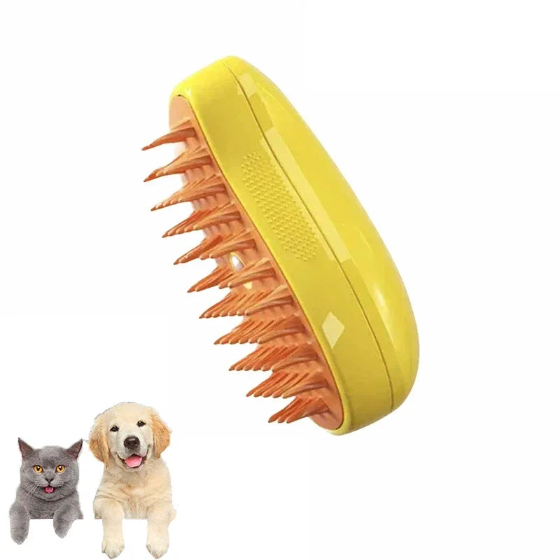 HappyPaws 3-in-1 Steamy Pet Brush